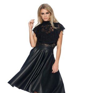 BlackMilk Flouncy Lace Top